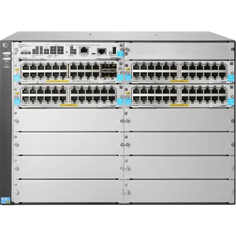 Commutateur HPE 5412R 92GT PoE+/4SFP+ (sans bloc d'alimentation) v3 zl2 JL001A