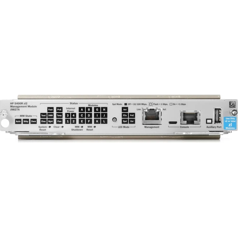Module de gestion HPE 5400R zl2 J9827A