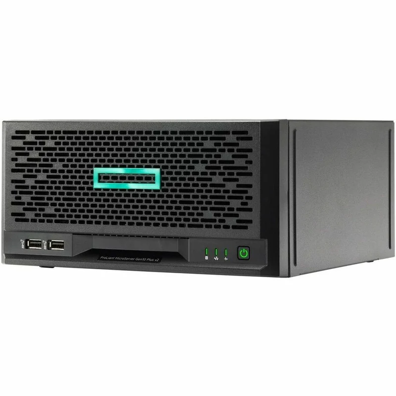 Serveur HPE ProLiant MicroServer Gen10 Plus v2 Ultra Micro Tower - 1 x Intel Xeon E-2314 2.80 GHz - 16 Go de RAM - Disque dur 1 To - (1 x 1 To) Configuration du disque dur - Contrôleur Serial ATA/600 P69103-005