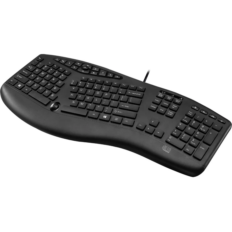 Clavier de bureau ergonomique USB Adesso TruForm Media 160 AKB-160UB-FR