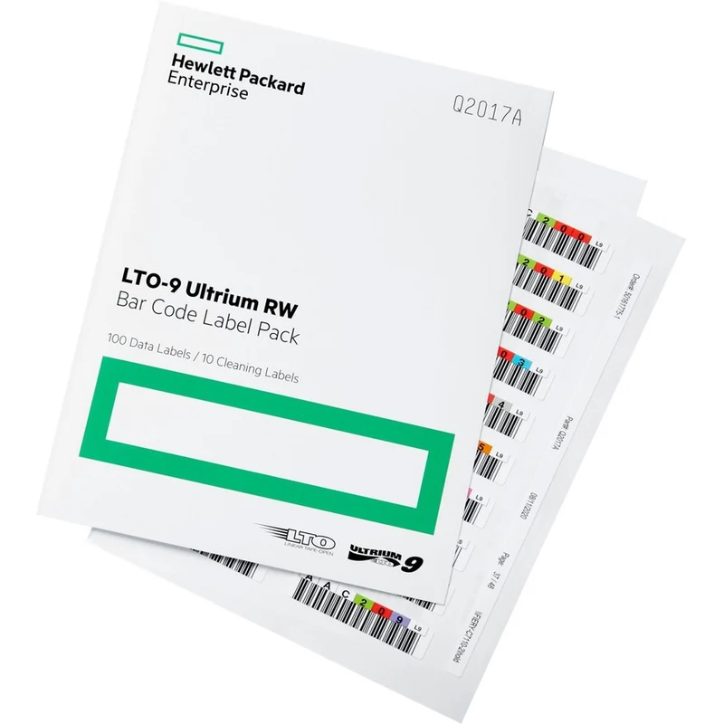 Cartouches de données HPE LTO-9 Ultrium 45 To RW avec étiquettes personnalisées, 20 cartouches avec étuis Q2079AL