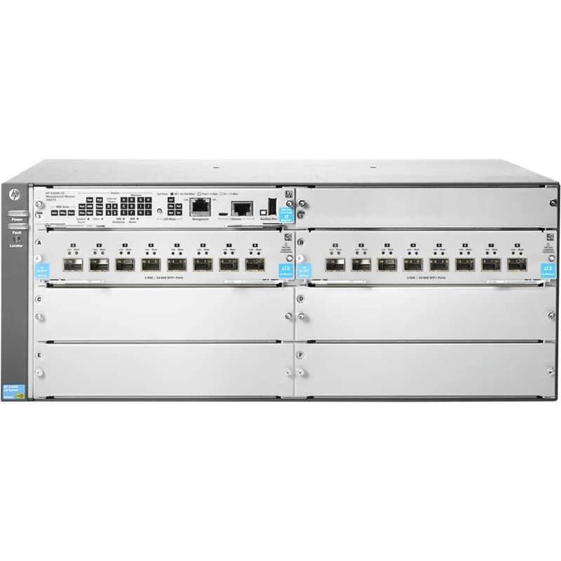 Commutateur HPE 5406R 16 ports SFP+ (sans bloc d'alimentation) v3 zl2 JL095A
