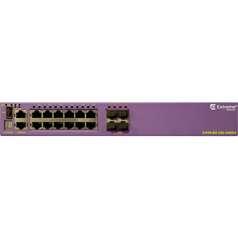 Commutateur Ethernet Extreme Networks X440-G2-12t-10GE4 16530