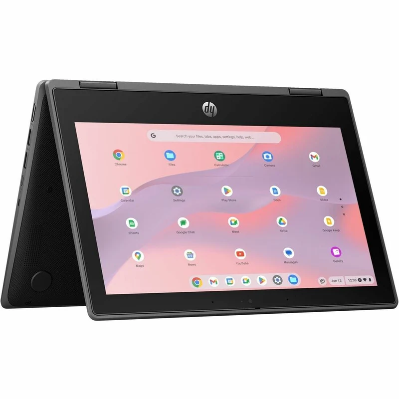 Chromebook convertible 5 en 11.6 à écran tactile HP Fortis G2 1" - HD - Intel N-Series N100 - 8 Go - Mémoire flash 64 Go - Clavier anglais - Jack Black 9R3T1UT#ABA
