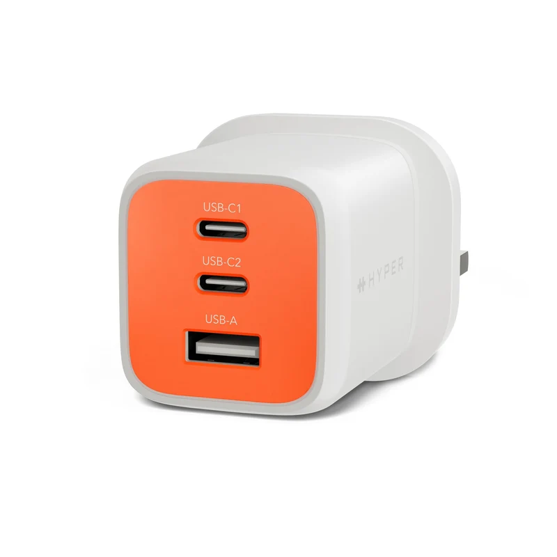 Chargeur GaN HyperJuice Flex 65 W - Orange (UE)