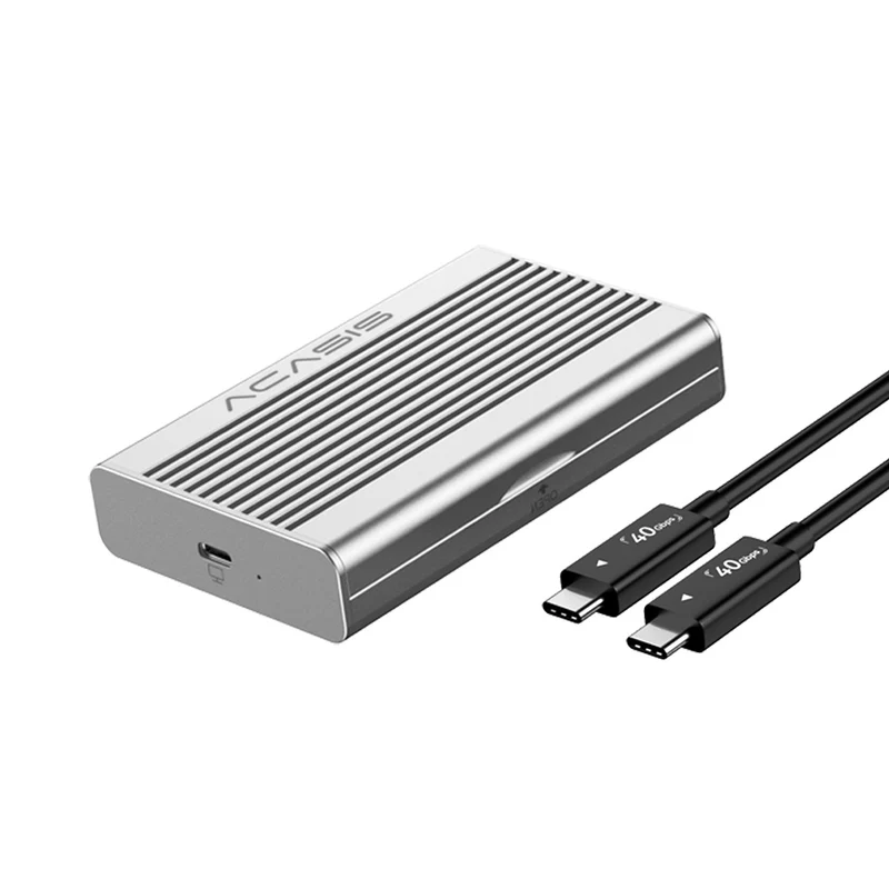 Acasis 40Gbps USB4 M.2 NVMe Enclosure with Aluminum Fin Cooling
