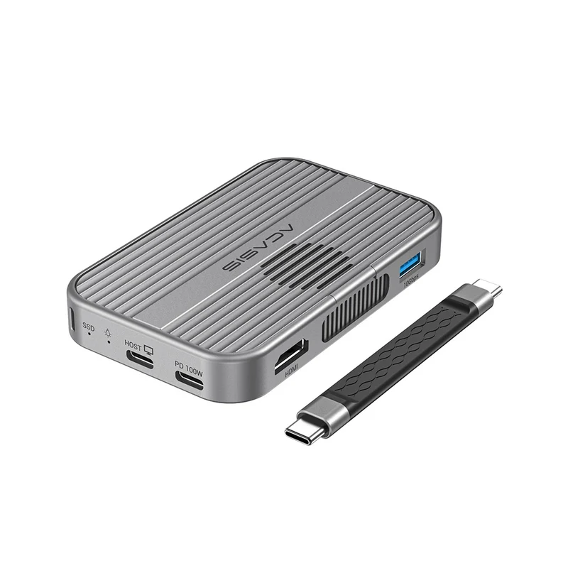 Acasis 10Gbps Magnetic Docking Station & SSD Enclosure for iPhone 18/17/16/15 Series