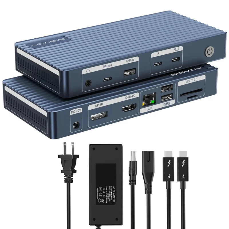 [Intel Certified] Acasis 11 Ports Thunderbolt 4 Docking Station