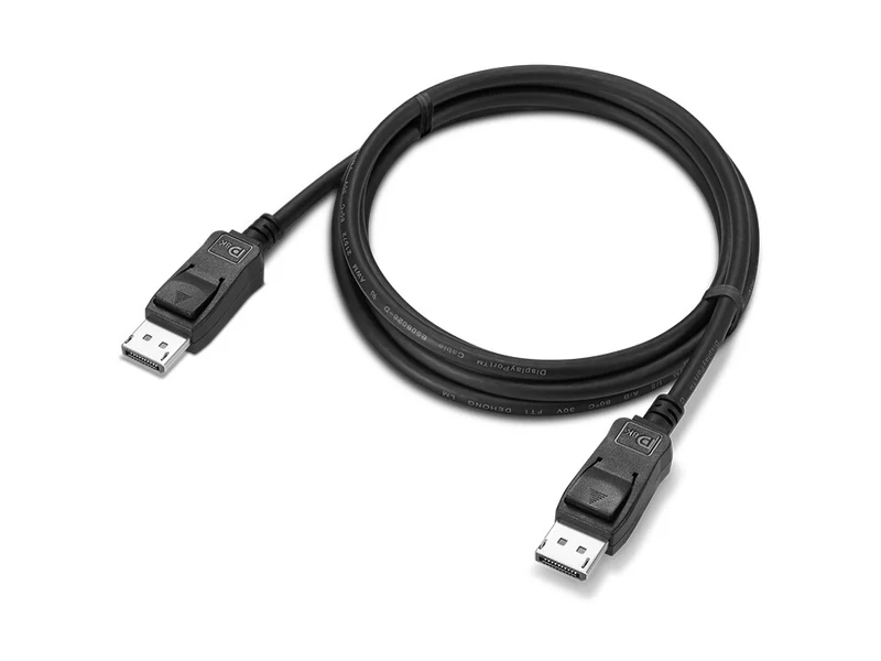 Lenovo 4X91U92142 DisplayPort cable 1.8 m Black