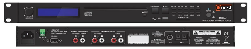 Lecteur Multimédia QUEST Media-1