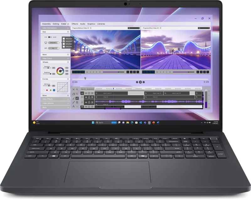 DELL Pro Max 16 MC16250 Intel Core Ultra 7 265H Mobile workstation 40.6 cm (16") Full HD+ 32 GB DDR5-SDRAM 1 TB SSD NVIDIA RTX PRO 1000 Blackwell Wi-Fi 7 (802.11be) Windows 11 Pro Black UK English