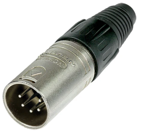 Connecteur XLR 5 mâle à câble Neutrick NC5MX