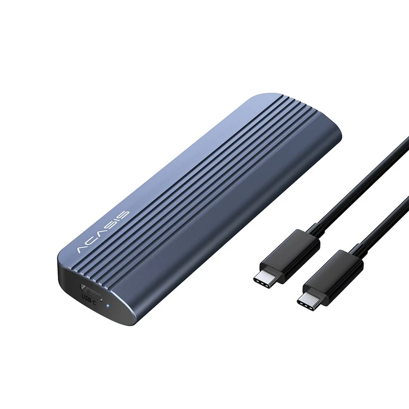 Acasis 10Gbps M.2 NVMe/SATA Tool-Free Type-C SSD Enclosure Adapter