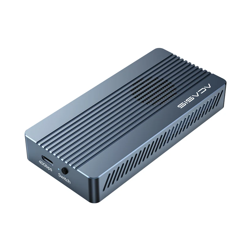 Acasis 40Gbps Tool-free M.2 NVMe SSD Enclosure Compatible with Thunderbolt 4/3