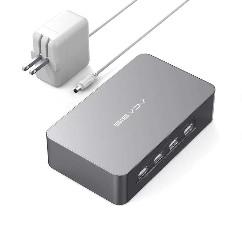 Acasis 40Gbps 4 HDMI 1080P 60FPS Video Capture Card for Windows Compatible with Thunderbolt 4/3