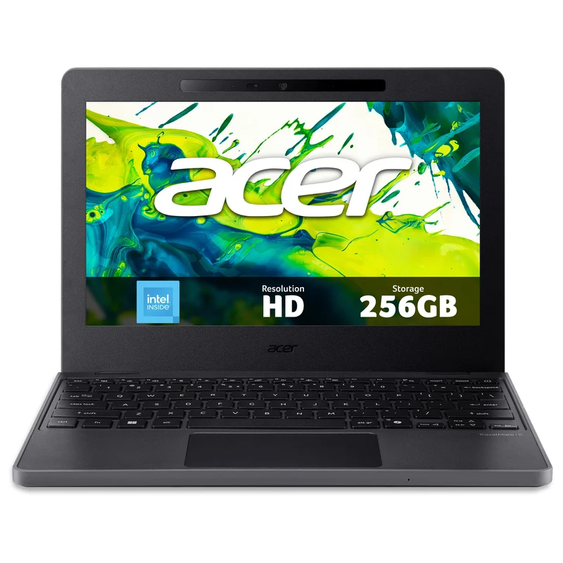 Acer TravelMate B3 11 laptop (TMB311-34) - Intel N250, 8GB RAM, 256GB SSD, 11.6" HD display, Windows 11