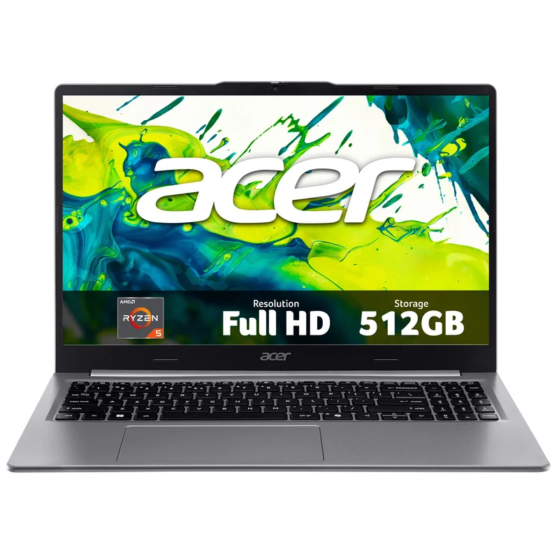 Acer Extensa 15 15 laptop (EXO15-41) - AMD Ryzen 5, 8GB RAM, 512GB SSD, 15.6" Full HD display, Windows 11