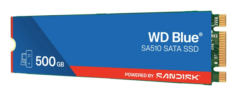 Western Digital Blue WD ™ SA510 SATA SSD M.2 2280 POWERED BY SANDISK 500 GB