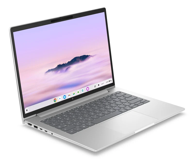 HP DJ5M2EA laptop Intel Core 5 120U Chromebook 35.6 cm (14") 2.5K 16 GB LPDDR5x-SDRAM 256 GB SSD Wi-Fi 7 (802.11be) ChromeOS Silver