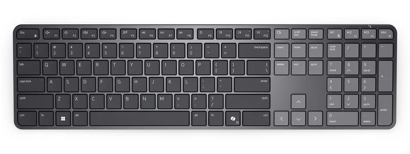 DELL Pro 7 Slim KB726 keyboard Home/Office RF Wireless + Bluetooth QWERTY UK English Graphite