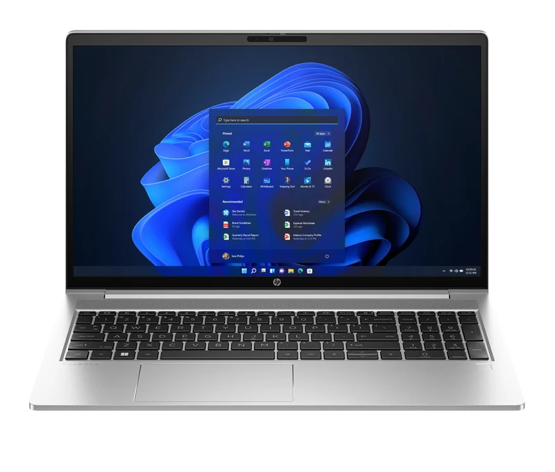 HP ProBook 455 G10 AMD Ryzen™ 5 7530U Laptop 39.6 cm (15.6") Full HD 16 GB DDR4-SDRAM 256 GB SSD Wi-Fi 6E (802.11ax) Windows 11 Pro Silver