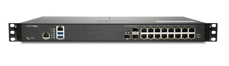 SonicWall NSa 2700 hardware firewall 1U 5.2 Gbit/s