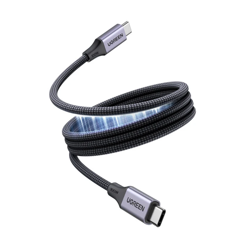 Ugreen 100W USB-C to USB-C Magnetic Charging Cable 1m