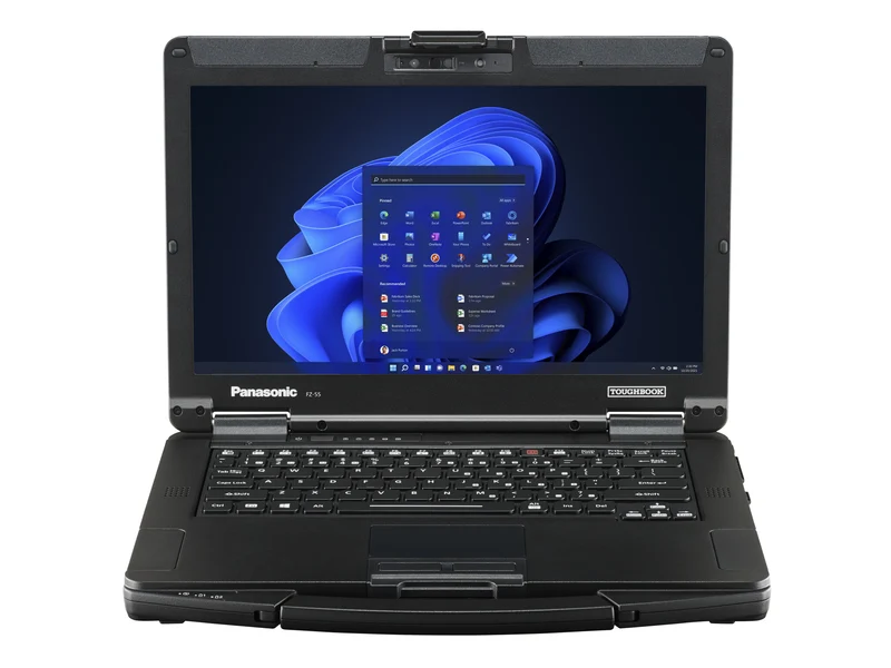 Panasonic Toughbook 55 mk3 Intel® Core™ i5 i5-1345U Laptop 35.6 cm (14") HD 16 GB DDR4-SDRAM 512 GB SSD Wi-Fi 6E (802.11ax) Windows 11 Pro Black, Grey
