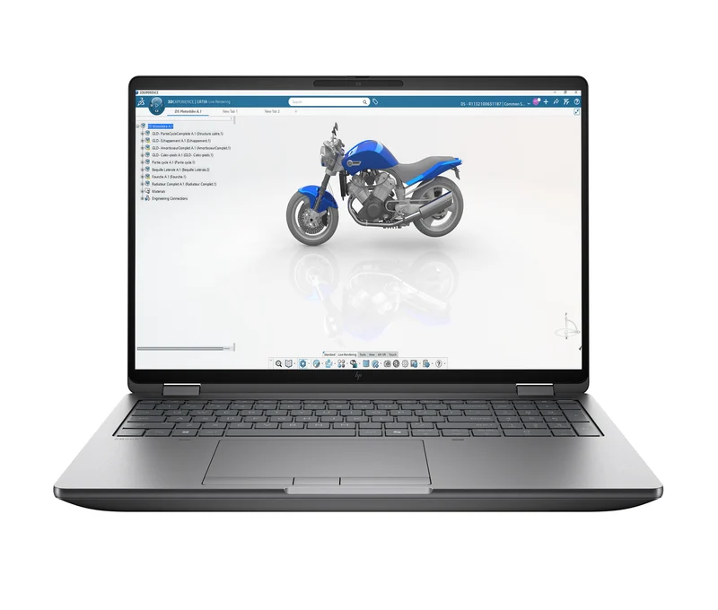 HP None 40.6 cm (16") 2.5K 32 GB DDR5-SDRAM 1 TB SSD Wi-Fi 7 (802.11be) Windows 11 Pro AI Workstation, AI PC Silver