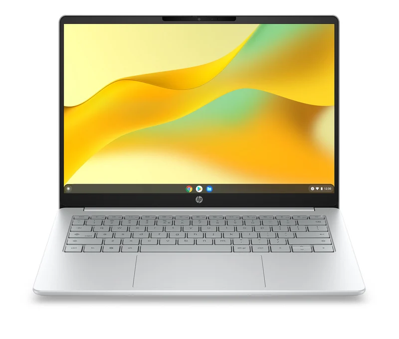 HP 14A-NK0001NAX N150 4GB 128GB CHR Intel® N Chromebook 35.6 cm (14") 2K LPDDR5-SDRAM Wi-Fi 6 (802.11ax) ChromeOS Silver