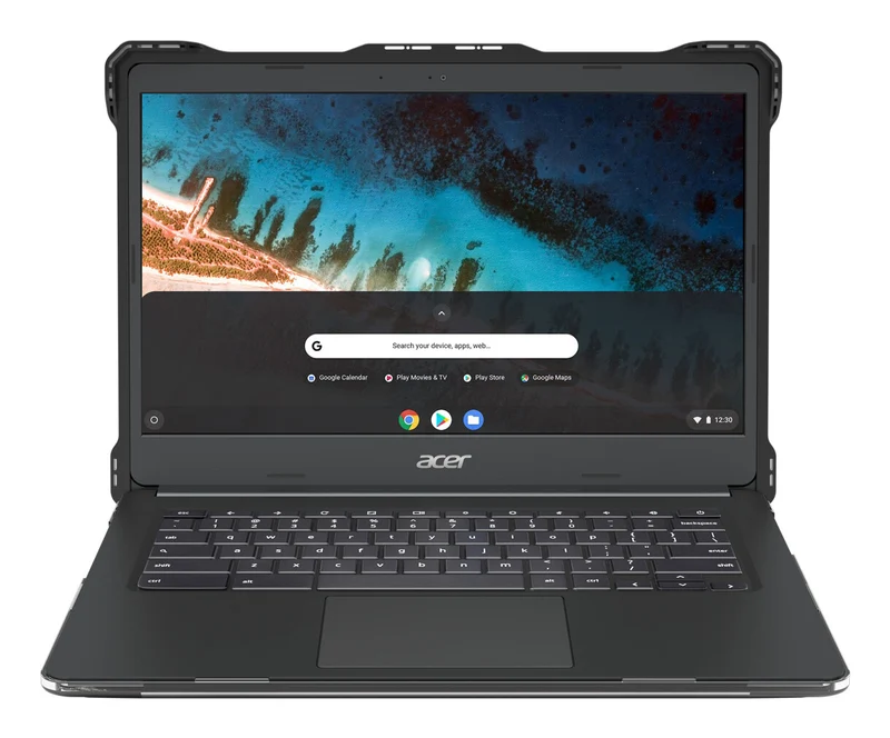Origin Storage AC-ESL-C723-BCLR laptop case 27.9 cm (11") Hardshell case Black, Transparent