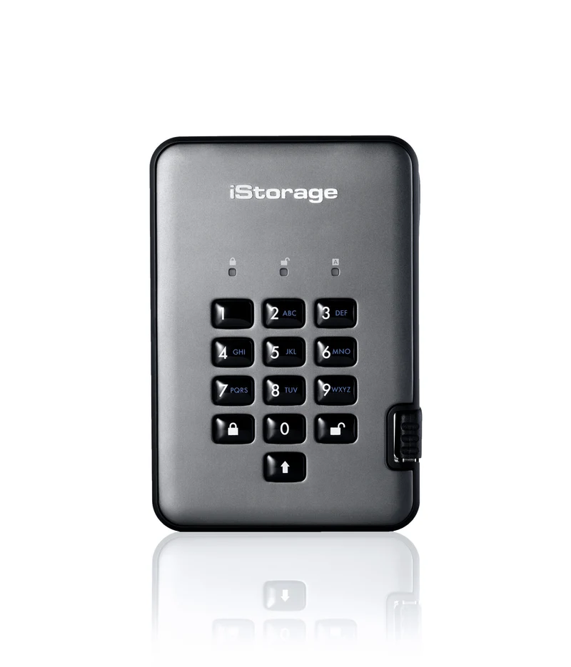 iStorage diskAshur PRO² SSD 512GB | Secure Portable Solid State Drive |FIPS 140-2 Level 3 certified | AES-XTS 256-bit Hardware Encryption | PIN protected | OS & Platform Independent |GDPR, TAA Compliant|Brute force hack defence | Dust/Water Resistant