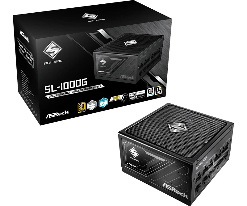 Asrock SL-1000G power supply unit 1000 W 24-pin ATX ATX Black