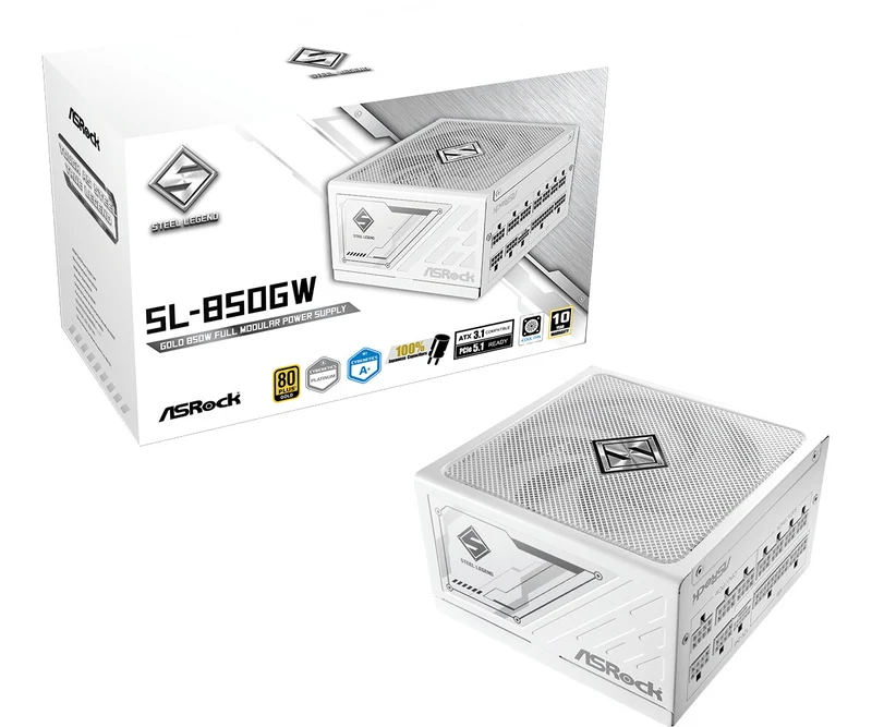 Asrock SL-850GW power supply unit 850 W 24-pin ATX ATX White