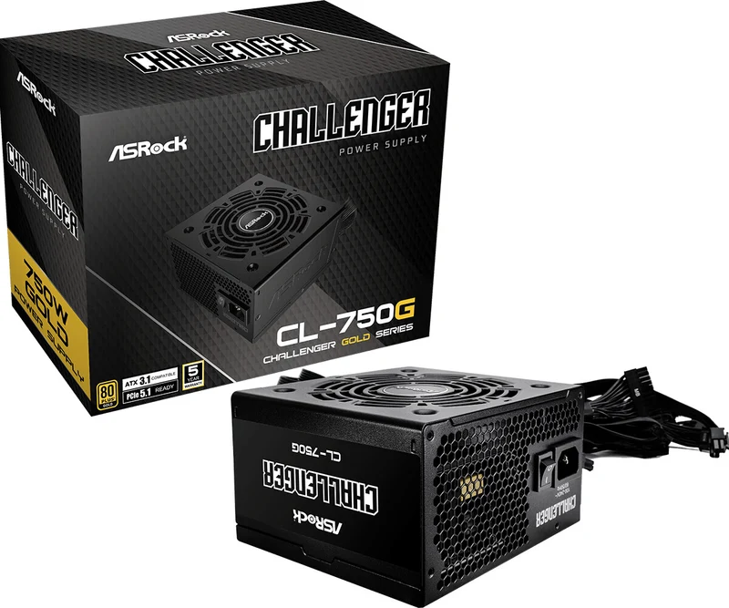 Asrock CL-750G power supply unit 750 W 20+4 pin ATX ATX Black