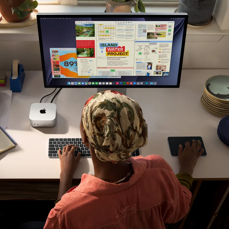 Apple Mac Mini, Silver, M5 Pro chip with 18‑core CPU, 20‑core GPU, 16‑core Neural Engine, 48GB unified memory, 2TB SSD, 2.5 Gigabit Ethernet, EU Power Supply