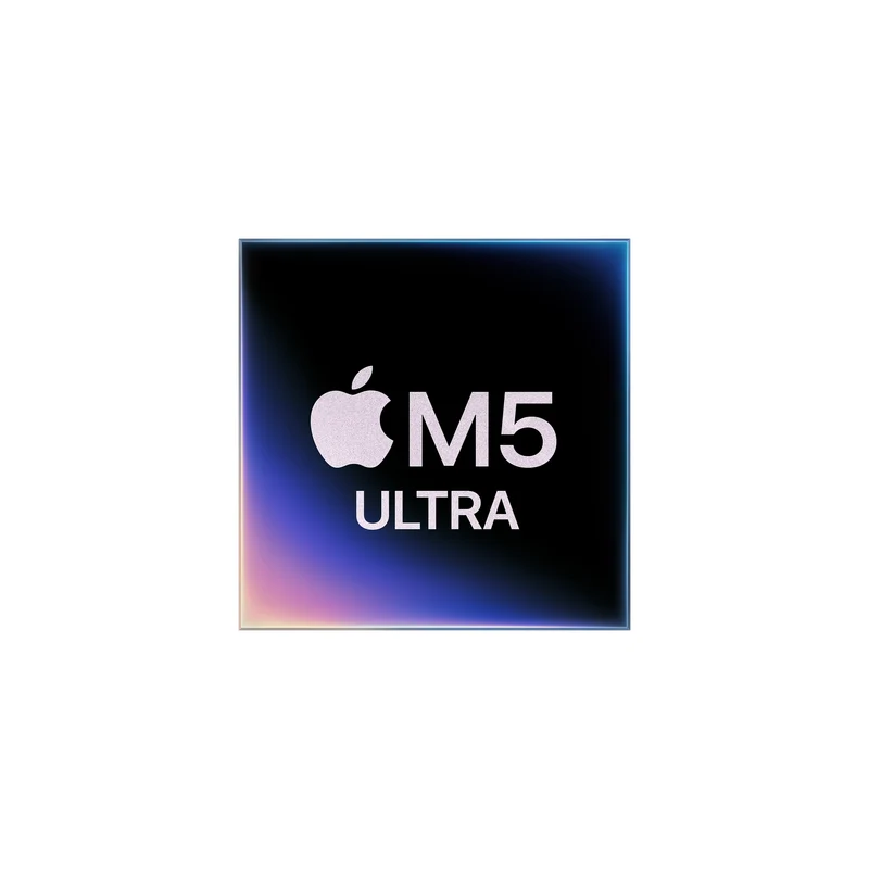Apple Mac Studio, Silver, M5 Ultra chip with 30‑core CPU, 64‑core GPU, 32‑core Neural Engine, 96GB unified memory, 2TB SSD, 10 Gigabit Ethernet, EU Power Supply