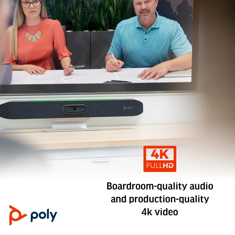HP Poly Studio X50 All-In-One Video Bar with TC8 Controller Kit