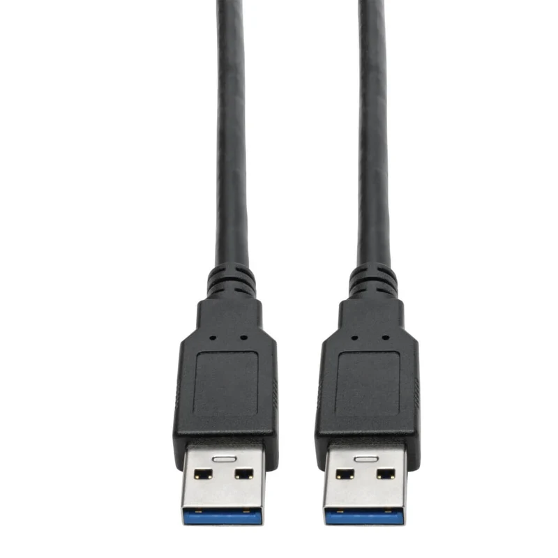 Tripp Lite U325-006 USB 3.0 SuperSpeed A to A Cable for USB 3.0 All-in-One Keystone/Panel Mount Couplers (M/M), Black, 6 ft. (1.8 m)