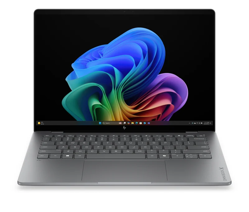 HP DT4B2EA laptop Copilot+ PC 35.6 cm (14") Touchscreen 2K 16 GB LPDDR5x-SDRAM 512 GB SSD Wi-Fi 7 (802.11be) Windows 11 Home Silver