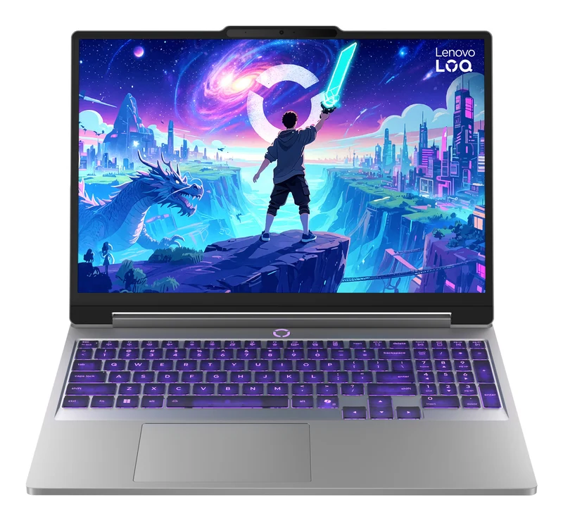 Lenovo LOQ 15IRH11E Intel Core 5 205H Laptop 38.9 cm (15.3") WUXGA 16 GB DDR5-SDRAM 512 GB SSD NVIDIA GeForce RTX 3050 Wi-Fi 6 (802.11ax) Windows 11 Home Grey English