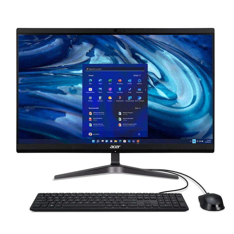 Acer Veriton VZ2512G Intel® Core™ i3 i3-1315U 54.6 cm (21.5") 1920 x 1080 pixels All-in-One PC 8 GB DDR4-SDRAM 256 GB SSD Windows 11 Pro Wi-Fi 6 (802.11ax) Black