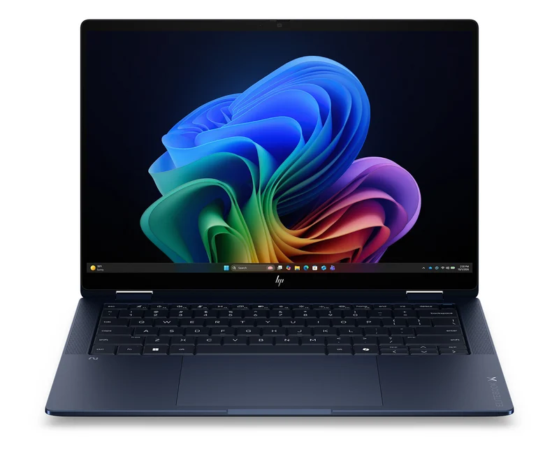 HP E15N1EA laptop Copilot+ PC Intel Core Ultra 7 356H Hybrid (2-in-1) 35.6 cm (14") Touchscreen WUXGA 32 GB LPDDR5x-SDRAM 512 GB SSD Wi-Fi 7 (802.11be) Windows 11 Pro Blue