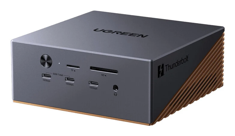 Ugreen Revodok Maxidok 17-in-1 Thunderbolt 5 120000 Mbit/s Brown, Grey