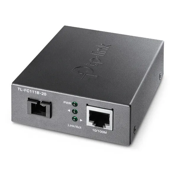 TP-Link Omada 10/100 Mbps RJ45 to 100 Mbps Single-mode SC WDM Bi-Directional Fiber Converter