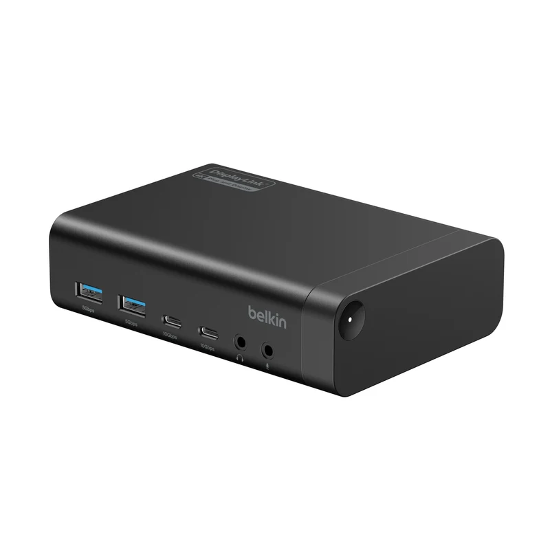 Belkin Connect Uni 14-in-1 Dual DisplayDock140W Docking Dock Black