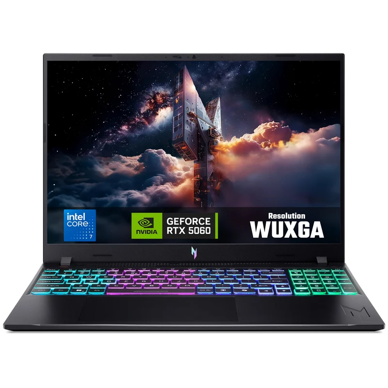 Acer Nitro V 16 V16 (ANV16‑I31) gaming laptop – Intel Core 7 240H, NVIDIA RTX 5060, 16" 120Hz WUXGA (1920×1200), 16GB DDR5, 512GB SSD
