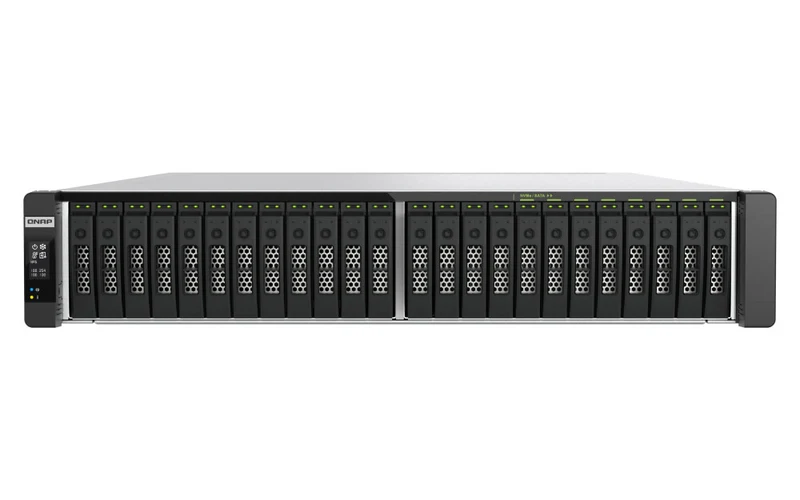 QNAP TDS-H2489FU-R2 NAS Rack (2U) Intel Xeon Silver 4309Y 64 GB DDR4 0 TB QNAP QTS Black, Silver