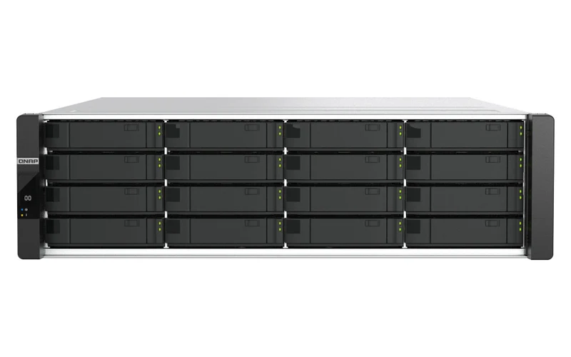 QNAP ES1686dc R2 NAS Rack (3U) Intel® Xeon® D D-2142IT 48 GB DDR4 0 TB QNAP QES Black, Grey