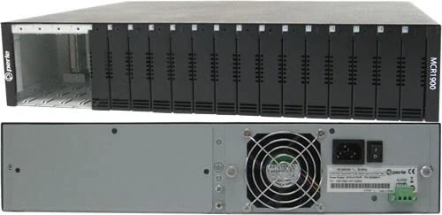 Perle MCR1900-AC network equipment chassis 2U Black